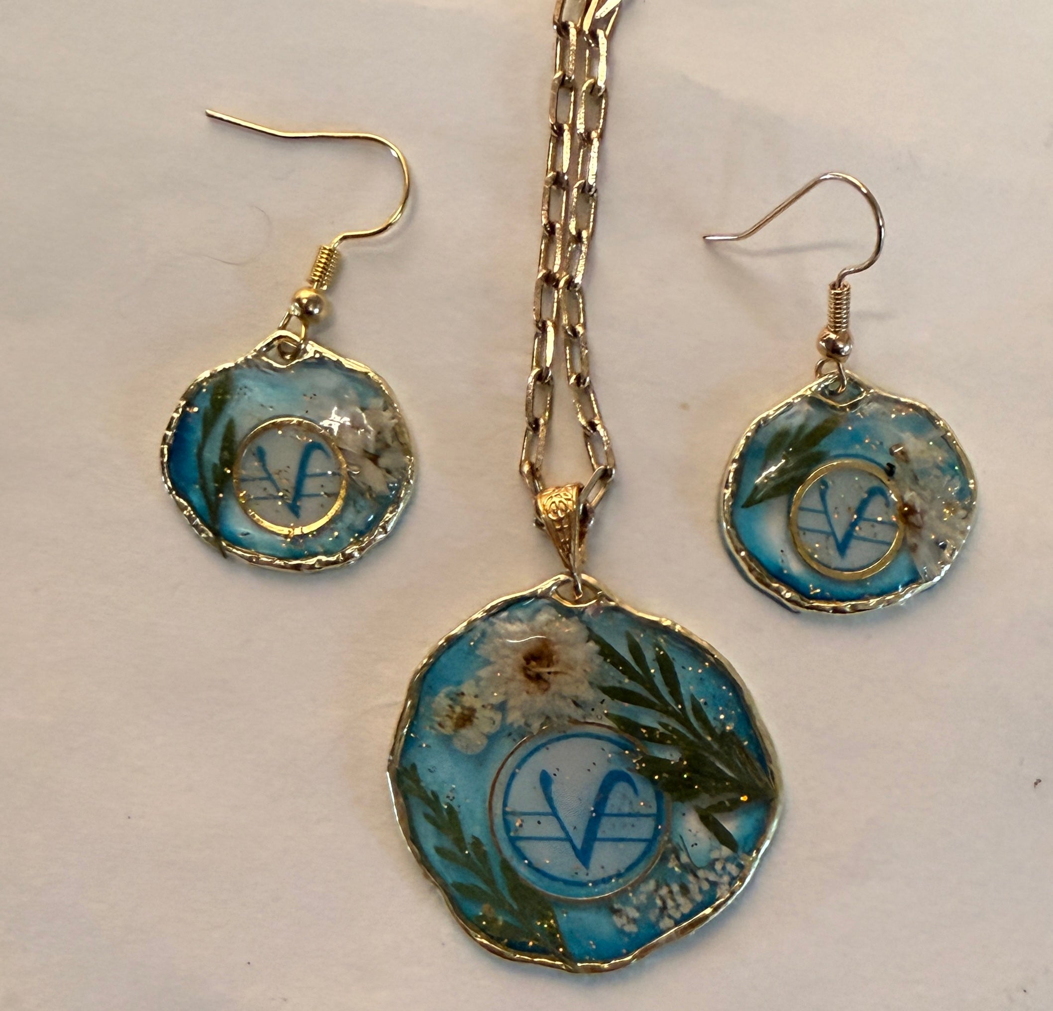 Mystic teaching symbol earrings