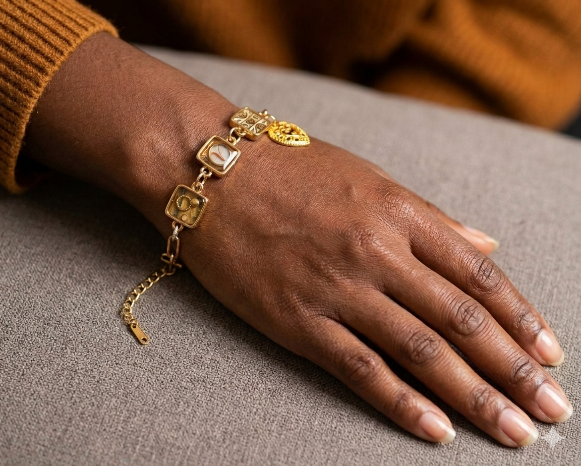 Treasure Chest bracelet - Bronze Teaching Symbol